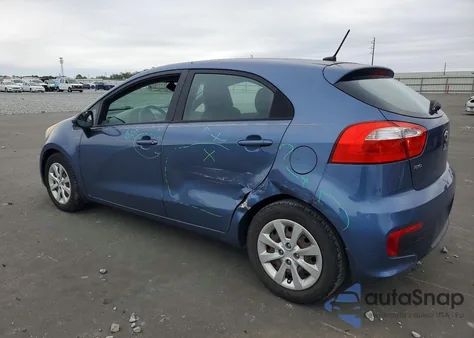 2016 Kia Rio Lx z USA, uszkodzony, nr VIN KNADM5A39G6651739